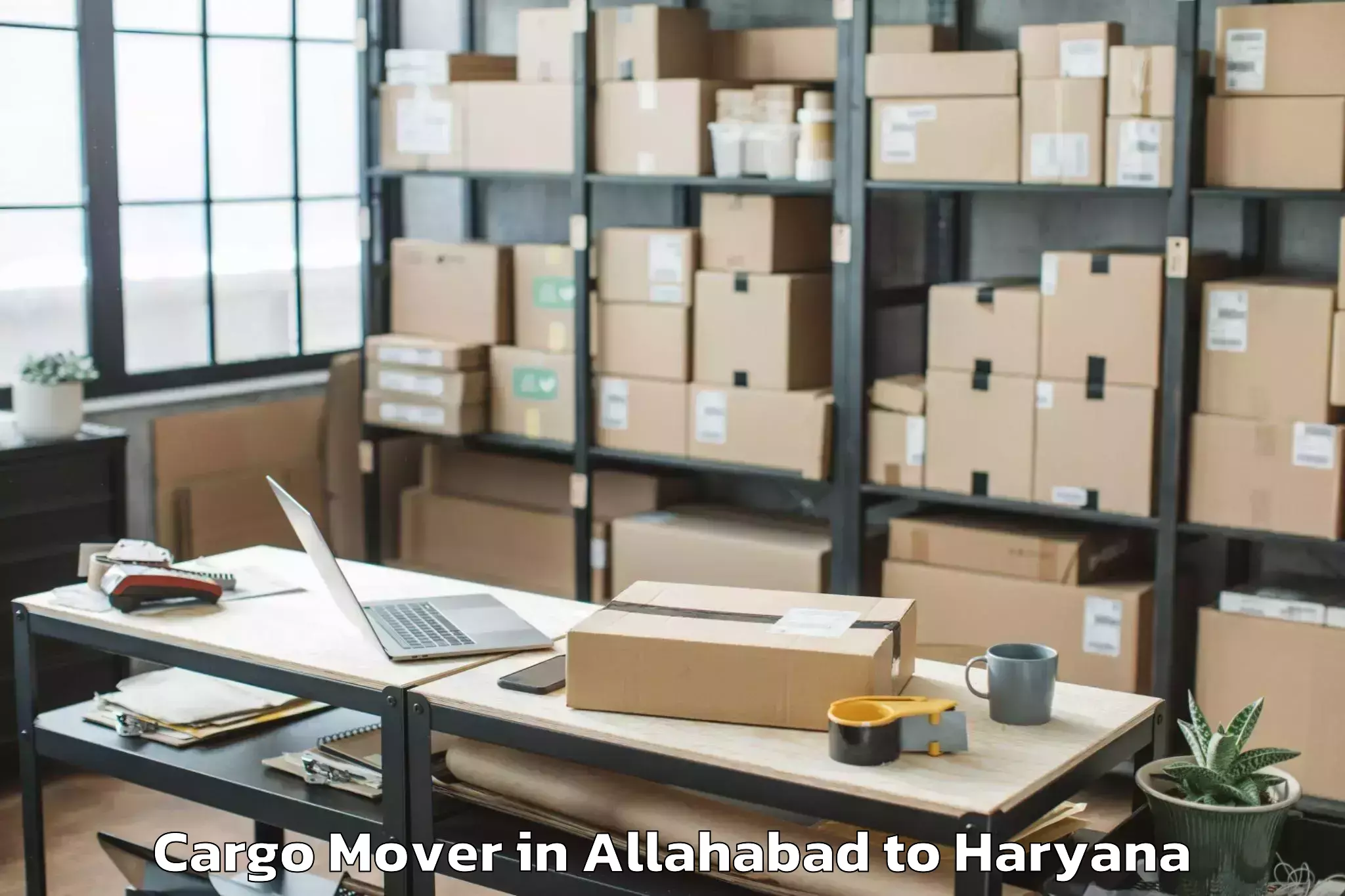 Quality Allahabad to Pristine Mall Faridabad Cargo Mover